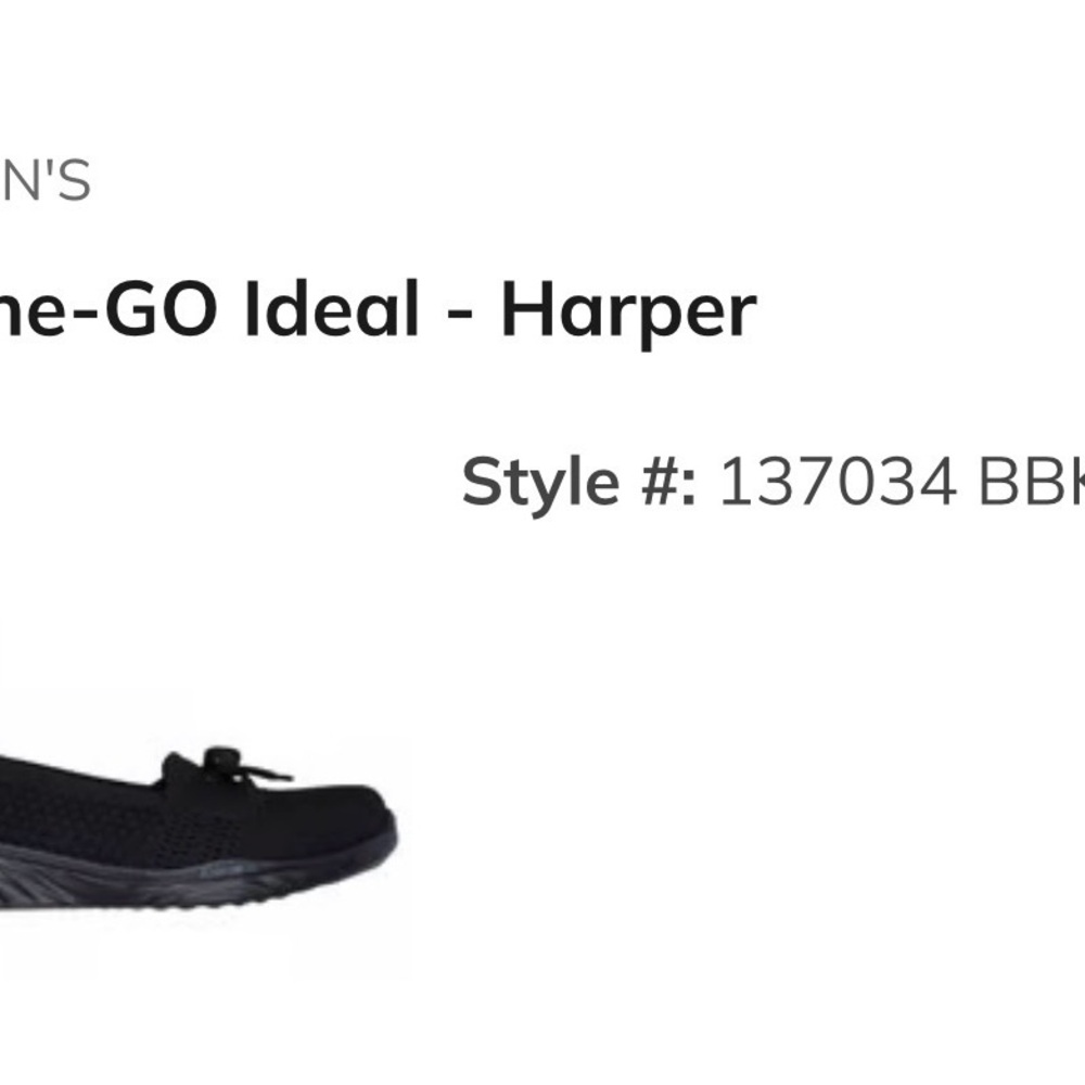 Skechers Women's Black Knit Flats - Picture 3 of 14